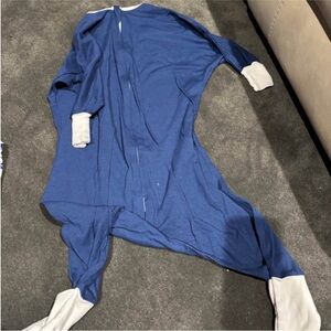 Blue and White Kids Pajamas Sleep Sack